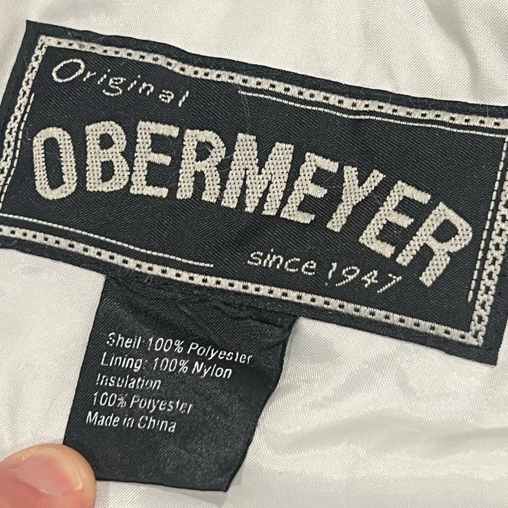 VTG Men’s Vintage OBERMEYER Large Blue Ski Snowboard Winter Jacket Warm